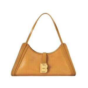 Brandon Blackwood  Jada Bag in Tan Leather with Gold Hardware